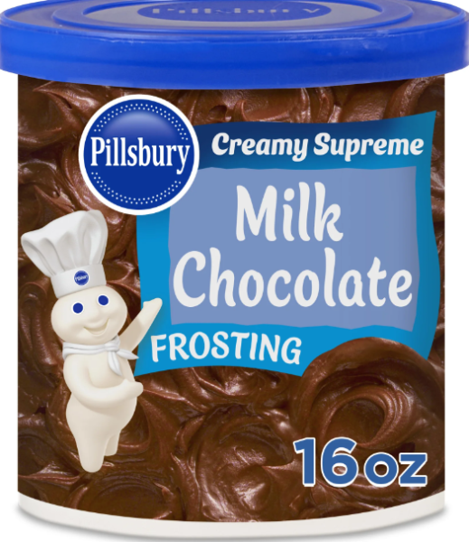 PILLSBURY Creamy Supreme 'Milk Chocolate' Frosting Creme für Kuchen 453 gr